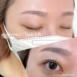 マツエク・マツパ アイブロウ sara lazo 県病院前のマツエク・マツパデザイン