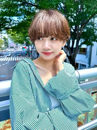 ショート 骨格診断で絶対可愛い ✨丸みショート✨凌弥のヘアスタイル