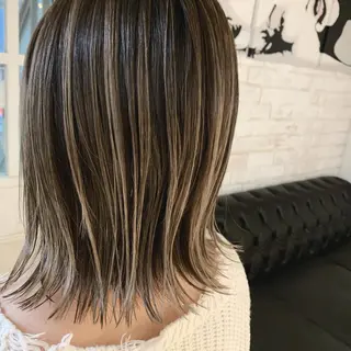 ミディアム カラー grow恵比寿【グロウ】髪質改善/ハイライト/ブリーチ/レイヤーカット所属・奥野 貴史　代表　レイヤーのヘアスタイル