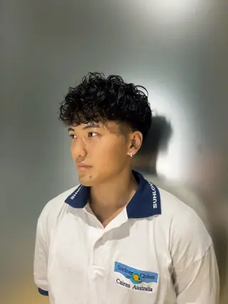 メンズ THE BARBER 青山所属・中易真凜/メンズ カットモデル募集中のヘアスタイル