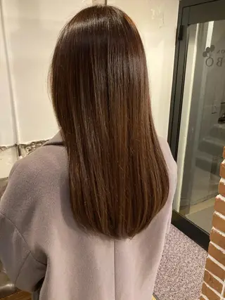 ロング ✨色持ちの良い艶 カラー✨蟹江真世のヘアスタイル