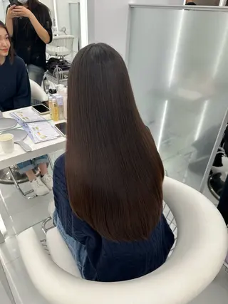 ロング カラー 🫧RYOグレージュ /透け感カラー🫧のヘアスタイル