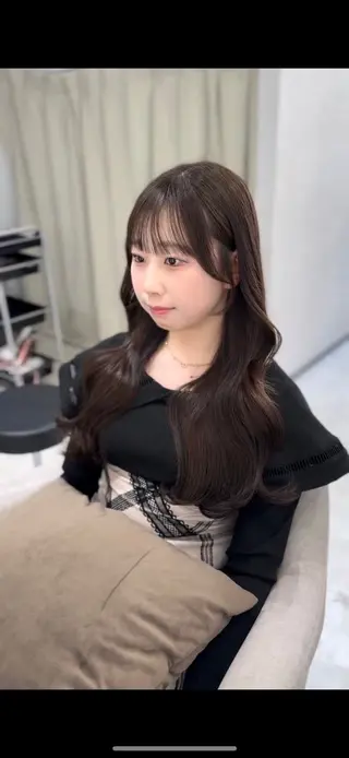 ロング 三宮/レイヤーカット /髪質改善/縮毛矯正のヘアスタイル