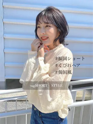 ショート カラー パーマ ヘアアレンジ メンズ キッズ ネイル マツエク・マツパ 盛れる前髪／レイヤー カット／艶髪髪質改善のヘアスタイル