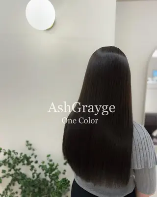 セミロング カラー ヘアアレンジ 二ヶ月綺麗が続く デザイン/星野六三四のヘアスタイル