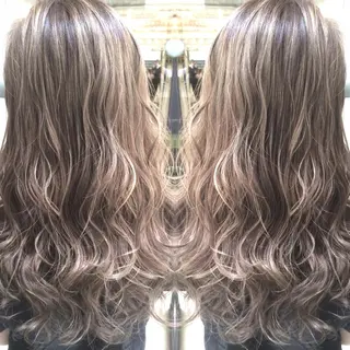 ロング カラー 井上 一平のヘアスタイル