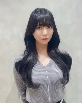 ロング カラー MIRAC所属・Ryoichi⛓️ 韓国ヘア/ハイトーンのヘアスタイル