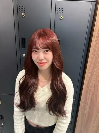 ロング カラー suri-ru hair【スリールヘアー】所属・FURUSAWA AOIのヘアスタイル