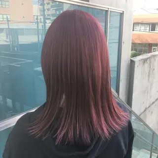 セミロング カラー ✂️ショート指名 No.1　鍋田　貴大のヘアスタイル