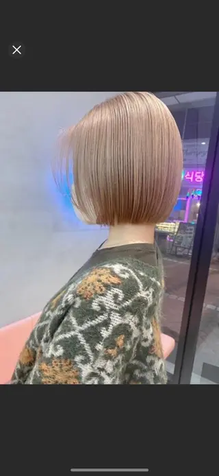 ショート カラー 廣瀬双葉 トップスタイリストのヘアスタイル