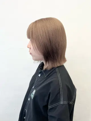 ミディアム カラー HARU//原宿🤍 リピート率NO.1のヘアスタイル