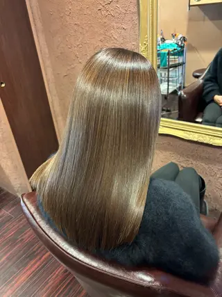 セミロング 星野優弥 /アルカリ酸熱トリのヘアスタイル