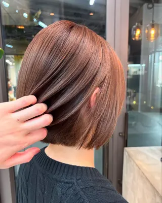 ショート 艶髪ストレート/ 理美容師/ショウキのヘアスタイル