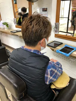 ショート メンズ サロントモ所属・小松崎 咲楽のヘアスタイル