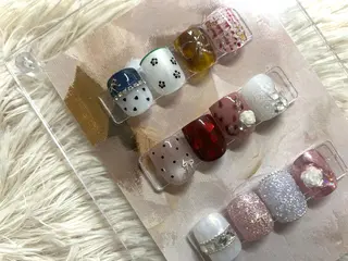 ネイル Nail Salon RiLion所属・kaho  🧸🎀 RiLionのネイルデザイン