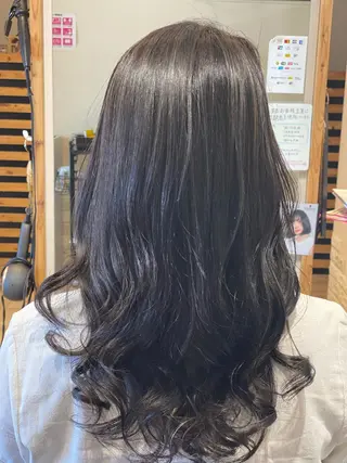 ロング カラー 関口 友行のヘアスタイル
