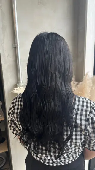 カラー 田中 萌のヘアスタイル