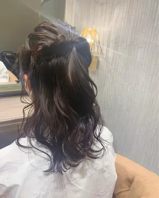 ヘアアレンジ Aya/四条烏丸/ インナーカラーのヘアスタイル