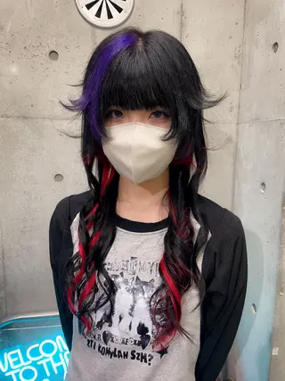 ロング ハイトーン/ブリーチ /ウルフ⛓️MAKIのヘアスタイル