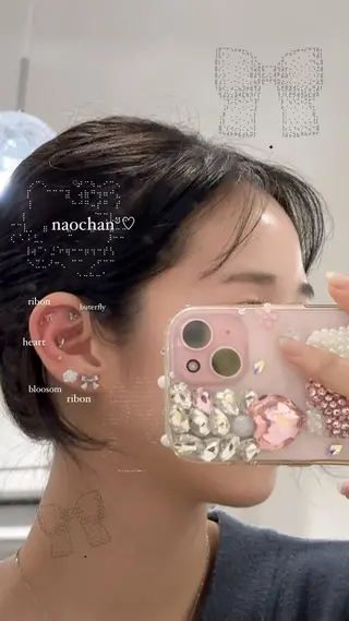 muni所属・鶴橋♡̴⟡.˚ネイル kpop.ワンホンのネイルデザイン