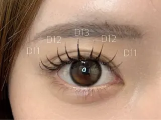 マツエク・マツパ privete salon Mignon【ミニョン】所属・井上 梨花のマツエク・マツパデザイン