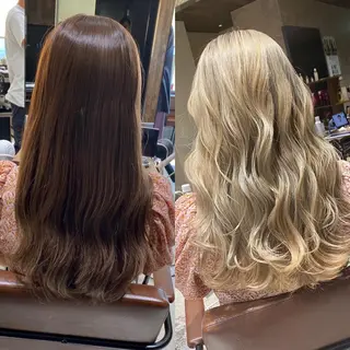 カラー 顔まわりの神様✨ 透明感カラー藤嶋秀幸のヘアスタイル