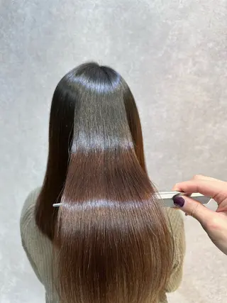 ロング 🔸縮毛矯正/髪質 改善カラー石崎🔸のヘアスタイル