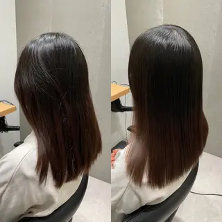 セミロング 髪質改善ヘアケア 艶髪特化/上田のヘアスタイル