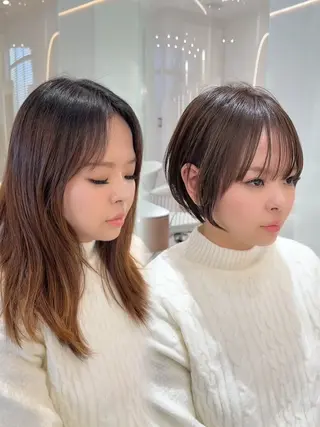 ショート カラー 渋谷ボブ/レイヤー ボブ田中航平のヘアスタイル