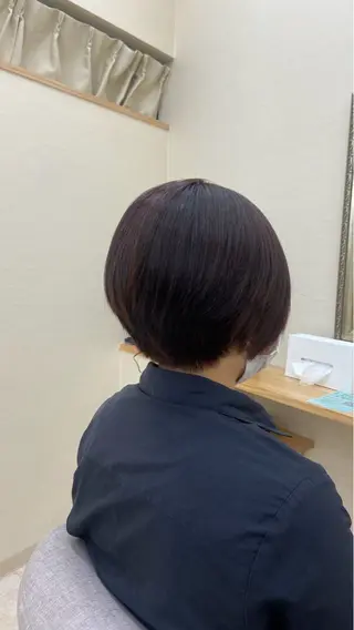 ショート カラー 難波 千夏のヘアスタイル