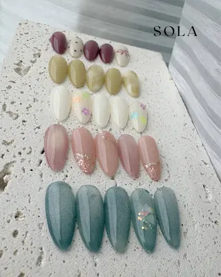 ネイル ほそかわ さき-SOLAのネイルデザイン