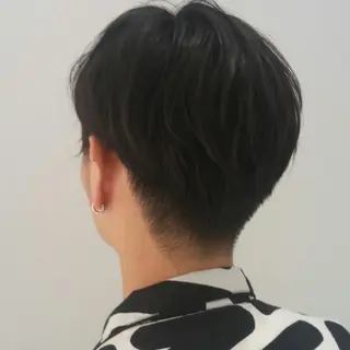 ショート メンズ パーマ Fuuu《フゥ》所属・シノザキ シンゴのヘアスタイル