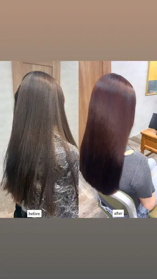 ロング カラー 暖色,透明感カラー/ Natsumi💞のヘアスタイル