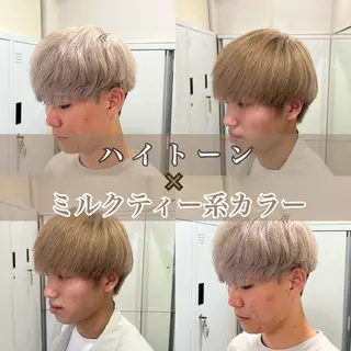 ショート カラー メンズ 茅ヶ崎パーマ特化/ スパイラル/ハルキのヘアスタイル