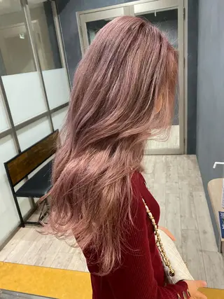 ロング ハイトーンボブ Mizuki.のヘアスタイル