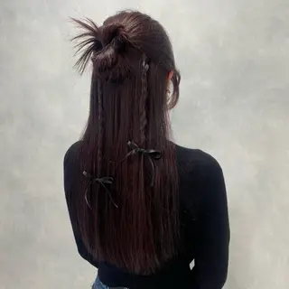 韓国・網紅 🦋HONOKA🦋のヘアスタイル