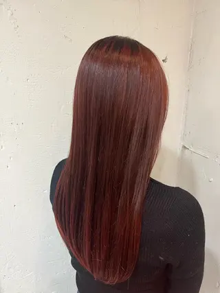 ロング カラー 栗林 惟のヘアスタイル