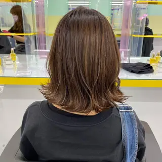 ミディアム カラー ヘアアレンジ 🪞モテ髪/トレンド 銀座DISCO🪞のヘアスタイル