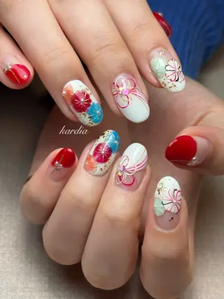 ネイル καρδιά -ｶﾙﾃﾞｨｱ-のネイルデザイン