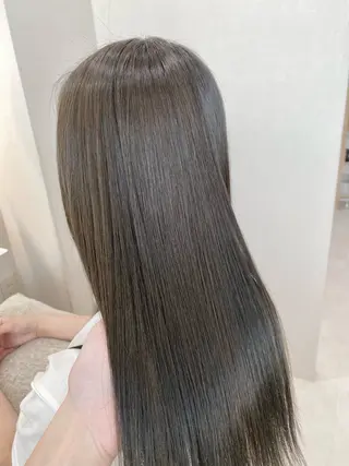 セミロング 🥇ブリーチ無し 透明感🥇佐藤のヘアスタイル