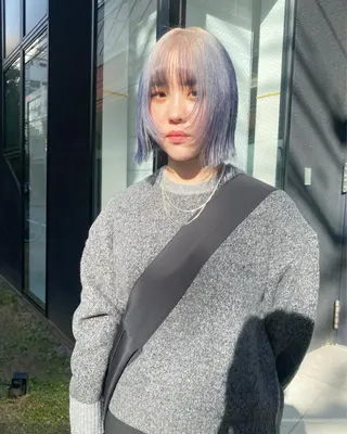 ミディアム qpula クプラのヘアスタイル