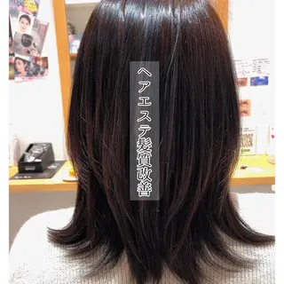 セミロング ヘアエステ／髪質改善 専門店CAFUNEのヘアスタイル