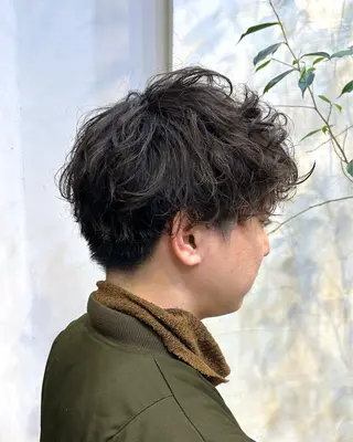 パーマ メンズ カットモデル 募集中🪽｜minaのヘアスタイル