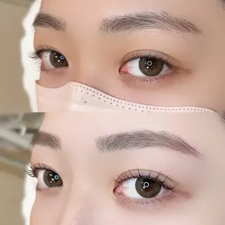 アイブロウ 💞まつ毛パーマ ＆耳つぼ🩰ミク💞のマツエク・マツパデザイン