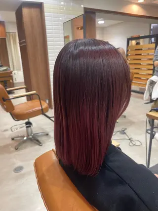 セミロング カラー 髪質改善美容室Flat.千葉所属・トゥサリ/ 海外ヘア/レイヤーのヘアスタイル