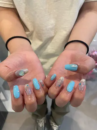 ネイル 束感まつ毛/ネイル/ LED♥KIRARAのマツエク・マツパデザイン