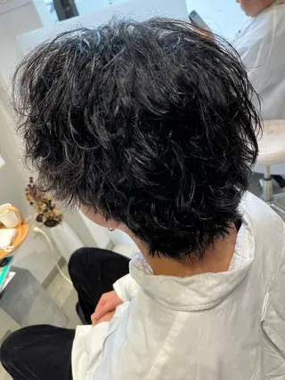 ショート パーマ メンズ APREKO RIKUのヘアスタイル
