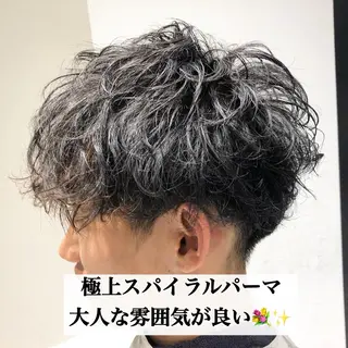 パーマ メンズ Loy所属・メンズヘア特化 パーマ 縮毛矯正🔷のヘアスタイル