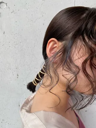 ロング ヘアアレンジ オタク美容師💟 チバコナツのヘアスタイル