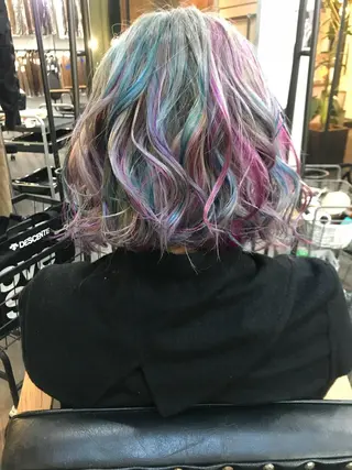 ミディアム 家田 竜のヘアスタイル